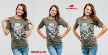 фото футболки женской милитари хаки Flyingbro military clint